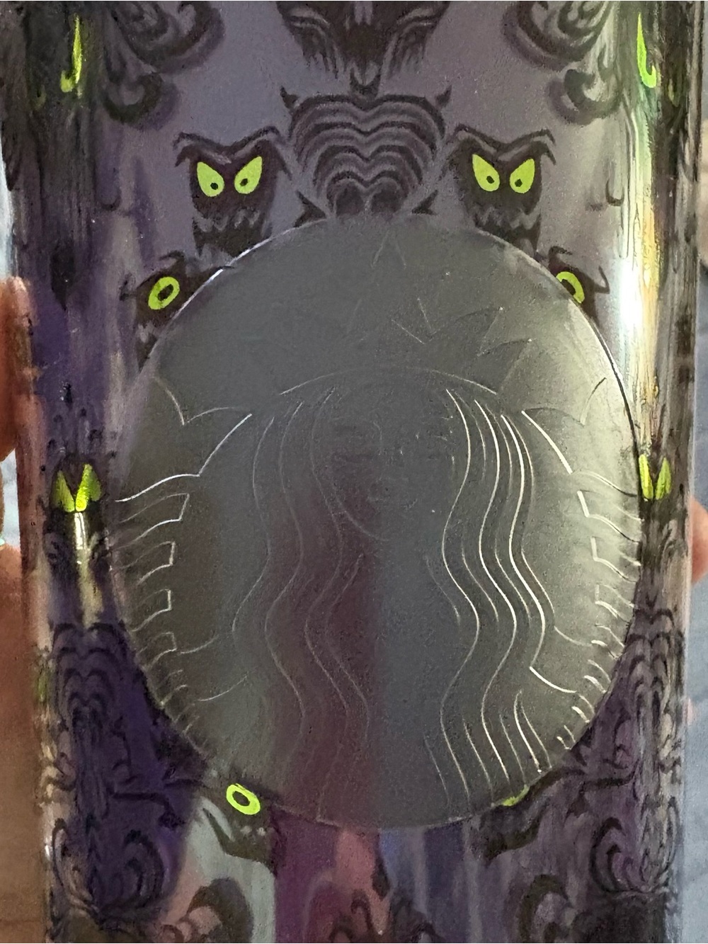 Starbucks Purple Halloween Pattern Tumbler-new from parks - Picture 6 of 6